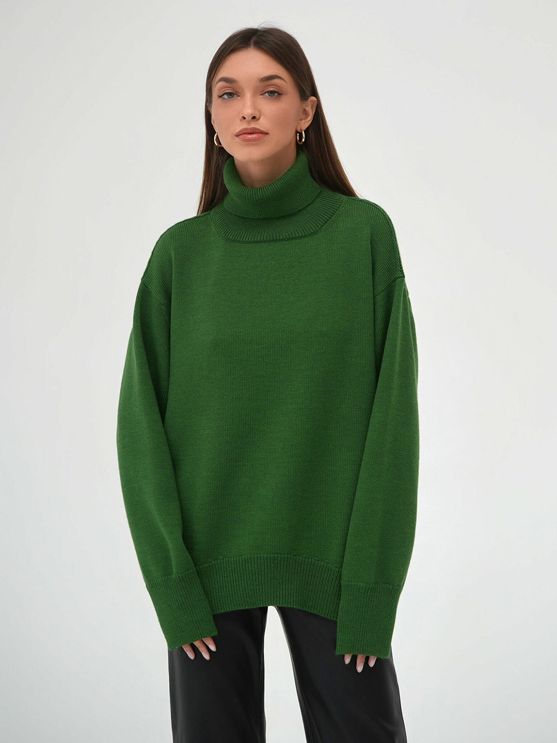 Turtleneck Long Sleeve Sweater