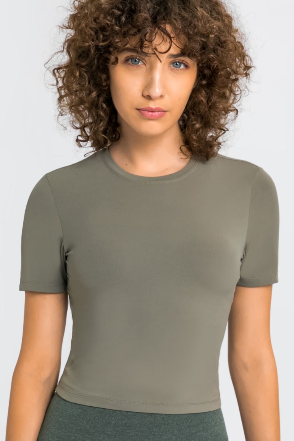 Millennia Round Neck Short Sleeve Yoga Tee